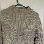 John + Jenn  Taupe Cowl Neck Sweater Photo 2