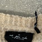 Urban Outfitters Out from Under UO Jojo Waffle Knit V-Neck Button Thermal Oversized Top XS Beige Photo 4