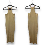 New Look  Womens Sleeveless Beige Maxi Tank Dress Sz‎ M Summer Beach Y2K Bodycon Photo 1