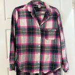Victoria's Secret Victoria’s Secret Pink and Green Plaid Pajama Set Small Photo 3