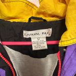 Vintage casual Isle windbreaker 80s 90s jacket pants set! Size large! Black Photo 2