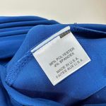 MISA Los Angeles  Leza Maxi Dress Ruched Draped Stretch Formal Deep V Blue XS NWT Photo 5