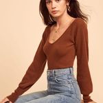 Reformation 1HR SALE ⚡ Hart Cashmere Sweater (Dark Grey) Photo 0