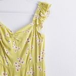 Lush Clothing Lush Floral Ruffle Sleeveless Lined Midi Dress Photo 3