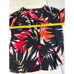 Worthington  Women's Blouse Top Size S Floral Print V Neck 3/4 Sleeve‎ Photo 7