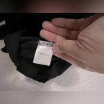 Emma & Grace Eyelet Long Sleeve Top Black Photo 3