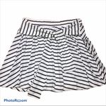 Double Zero tie front striped skirt Photo 0