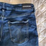 Calvin Klein Jeans Cut Off Denim Shorts Medium Wash Ragged Hem Size 10 EUC Photo 2