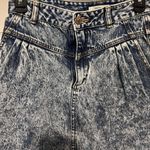 Forever 21  Acid
Wash Pleated Vintage Style Denim A
Line Skirt size 28 Photo 1