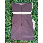 ark and co strapless asymmetrical two toned ruffled mini dress size small Purple Photo 2