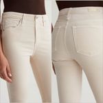 AG Adriano Goldschmied  Farrah Boot Velvet Size 26 Pale Oak Stretch Photo 2