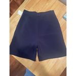 4th & Reckless Zane Trouser Shorts High Rise Pleated Navy, Size 6, B80 Photo 8