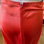 Vintage Thea Porter Couture for Giorgio Sunset Orange Ruffled Maxi Skirt Size XS Photo 3