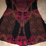 Kendall + Kylie Black and red patterned cold shoulder romper  Photo 2