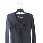 Athleta  Size Small Black Long Sleeve Black Midi Dress Photo 1