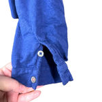 Boden Jena Jersey Shirt Dress in Solid Blue Size 16R‎ Photo 9