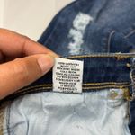 Almost Famous Skinny Jeans Womens 0 Blue Cotton Mid Rise Distressed Frayed Hem Photo 13