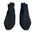 Casadei VINTAGE  BLACK AND WOVEN MESH & LEATHER BOOTIES (37) Photo 1