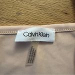 Calvin Klein  Soft Pink and Black Lace Cami Photo 2