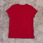 A New Day NWOT Red Short Sleeve Slim Fit Ribbed T-Shirt Photo 0