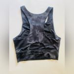 Anthropologie + Allfenix charcoal tie dye sports bra size/M Photo 2