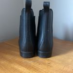 J.Crew Mercantile Chelsea Rain Boots Black Women Size 7 Waterproof Pull On Ankle Photo 3