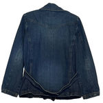 Mudd Jeans Women's Denim Jean Three Button Jacket‎ Buttoned Shoulders Size M Blue Size M Photo 1