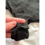 Mikey & Joey Black Ruffle Sleeve Bodysuit Woman’s Size Large Photo 4