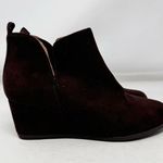 Madewell Brand New, no box  Size 11 Brown Suede Leather Slip on Booties Boots Photo 5