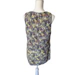 CAbi  Sleeveless Top Womens Size S Multi-Color Floral Blouse Sleeveless Photo 2