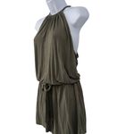 Michael Stars Jonnie Sleeveless Romper in Army Green Size Large Photo 4