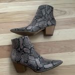 Matisse x Lulus snake print boots Black Size 9 Photo 1