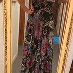 Xtraordinary Long Black Floral Dress  Photo 1