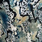 Shade & Shore women's size medium multi color snakeskin one piece swimsuit Photo 6