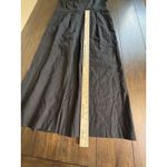 Banana Republic  Womens Linen Blend Wide-Leg Sleeveless Jumpsuit 12 Black New Photo 4