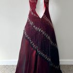 Vintage Vampy Prom Dress Red Size 2 Photo 6