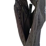 Thakoon NWT  Leather Collared Embroidered Cable Knit Sleeveless Combo Mini Dress Photo 8