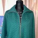 Ruby Rd . Size PM Emerald Green Zipup Photo 9