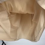 Evan Picone Beige Ruched Formal Cocktail Dress Midi Classic Size 8 Photo 6