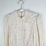 Veronica Beard Hilda Ivory Lace Long Sleeve Dress Photo 2