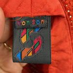 Nonson Crochet Knit Orange Hat with Crochet Flower Photo 5