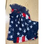 B10 Women’s Patriotic American Flag 🇺🇸 Swimsuit Cover up With Fringes One Size Blue Size undefined Photo 4