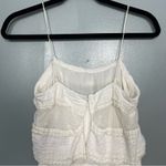 Miguelina Tiered Maxi Column Dress Crochet & Lace White Ivory Sample XS/S Photo 6