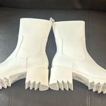 AZALEA WANG BRIDGEY WHITE CHUNKY BOOTIE SIZE 7.5 NWT Photo 11