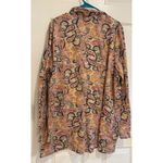 Cuddl Duds ‎ Paisley Print Soft Knit Blazer Jacket Career Casual 1X Photo 4