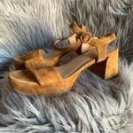 M. Gemi camel brown suede platforms Tan Size 7.5 Photo 13