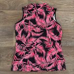 Tail Activewear Yanira Sleeveless Golf Top – Summer Leaves Print – Women’s Small Photo 2