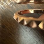 Henri Bendel Deco Split Crystal‎ ring size 7. In Rose Gold Tone Photo 4