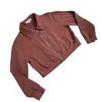 ALL THE WAYS Stasia Zip Up in Brown Brown Size XS Photo 1