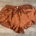 Free People  Intimates Brown Lounge Shorts Size Small Photo 0